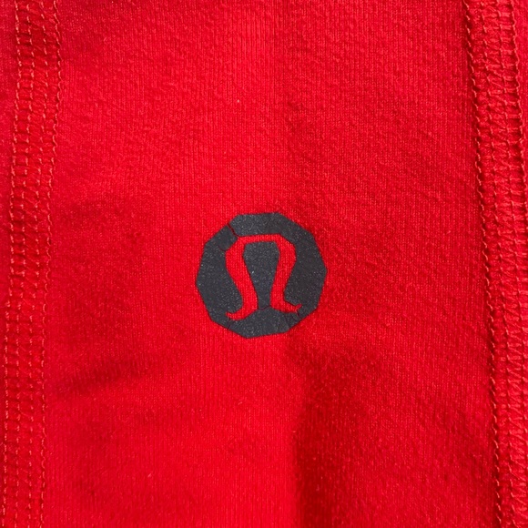 Lululemon Red Half-zip Pullover - Well maintained - missing inside tag - Picture 3 of 6